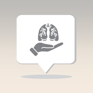 İnsan eli akciğerlerde