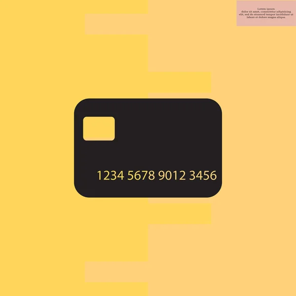 Carte de crédit professionnelle — Image vectorielle