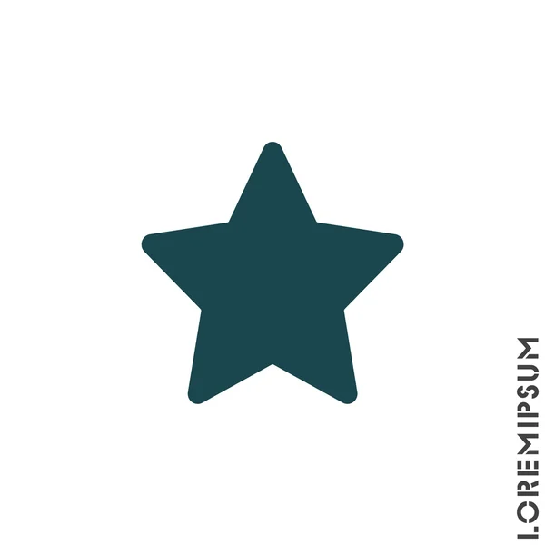 Ícone estrela simples — Vetor de Stock