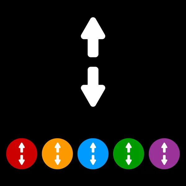 Icône flèche simple — Image vectorielle