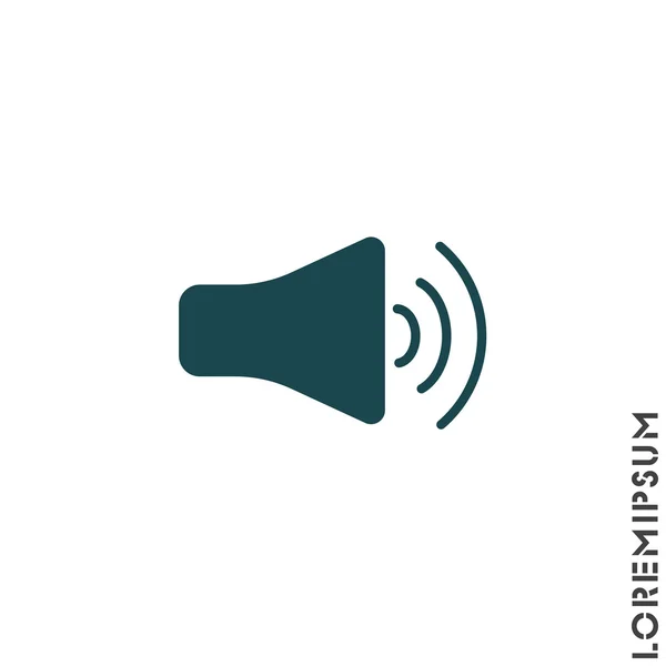 Simple loudspeaker icon — Stock Vector