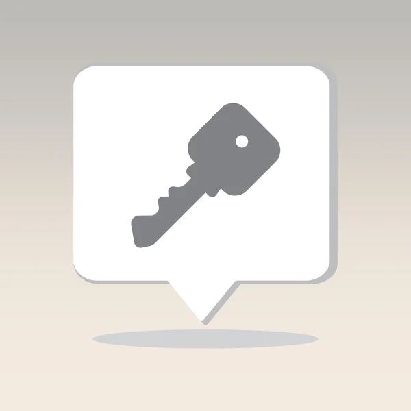 Simple key icon — Stock Vector