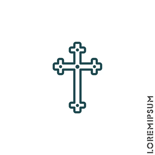 宗教的十字图标 — 图库矢量图片
