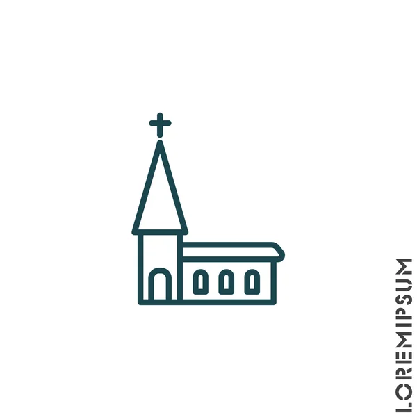 Church, temple icon — Stock Vector