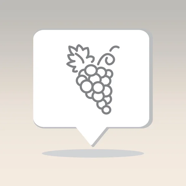 Winogrona, kiści winogron — Wektor stockowy