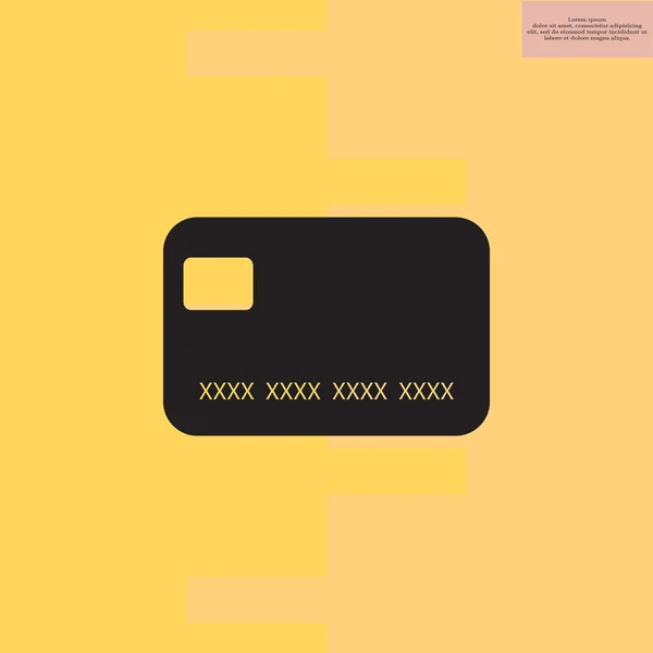 Služební kreditní karta — Stockový vektor