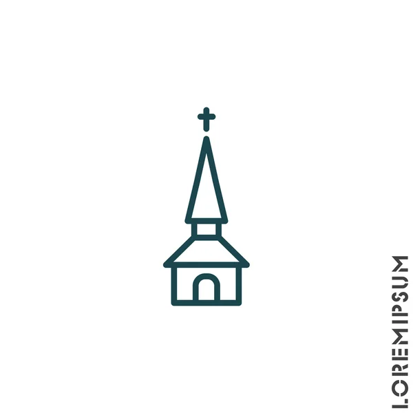 Church, temple icon — Stock Vector