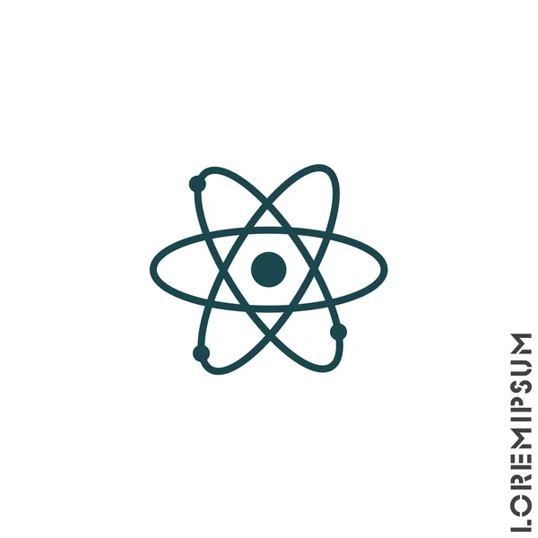 Moleculaire Atom-pictogram — Stockvector