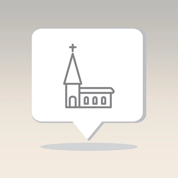 Church, temple icon — Stock Vector