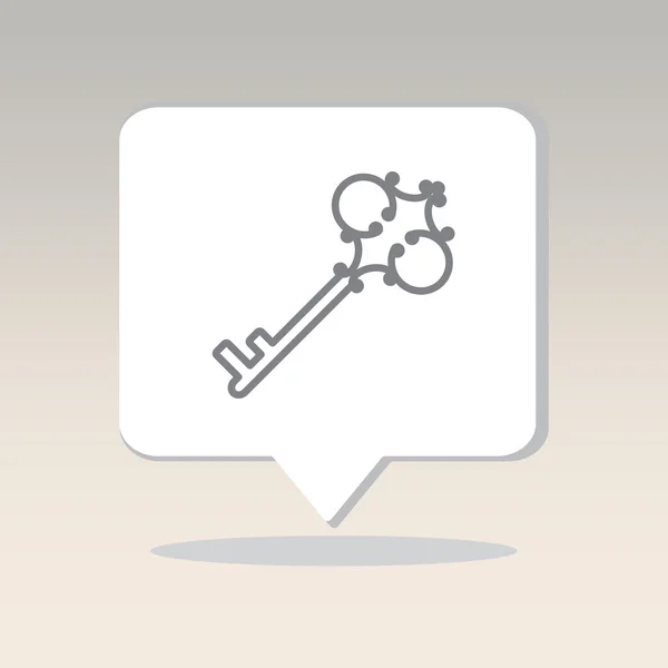 Icono clave simple — Archivo Imágenes Vectoriales