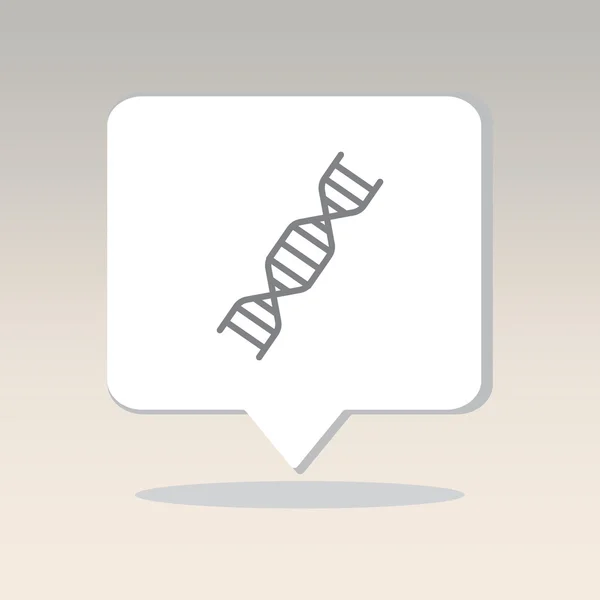 Ícone de molécula de dna —  Vetores de Stock