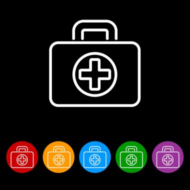 Web satırı simgesi. Tıbbi durum.