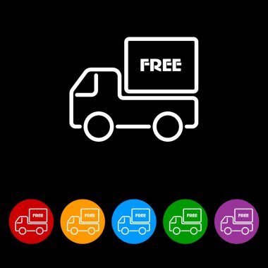 ücretsiz dağıtım simgesi