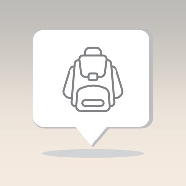 okul sırt çantası simgesini