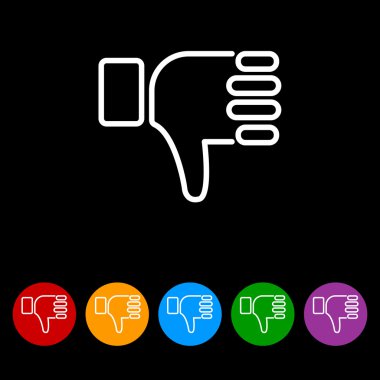 Başparmak aşağı, sevmediğim simgesi