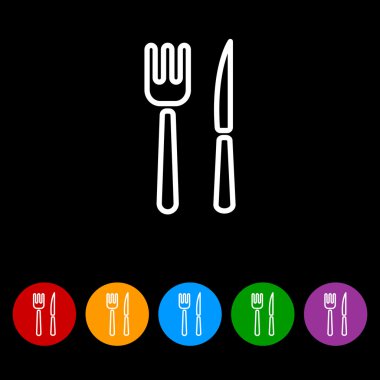 bıçak ve çatal simgesi