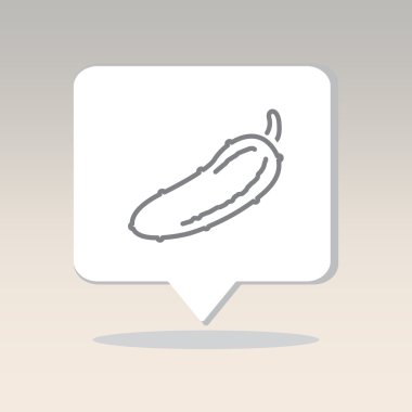 basit salatalık simgesi