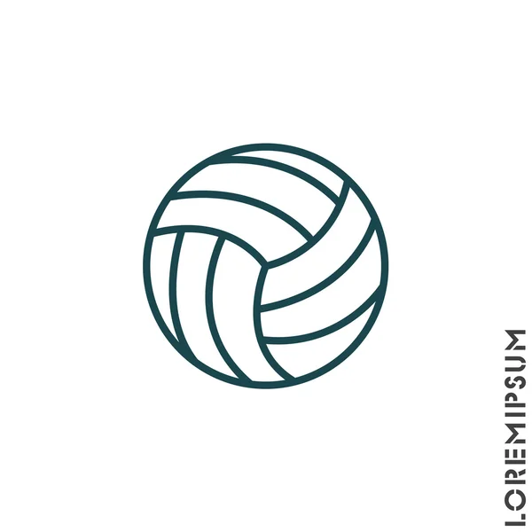 Volleyball-Ikone — Stockvektor