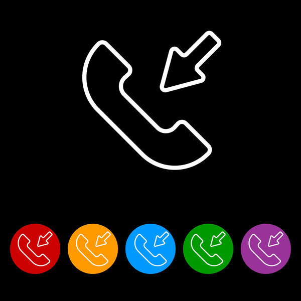 Простой значок вызова
