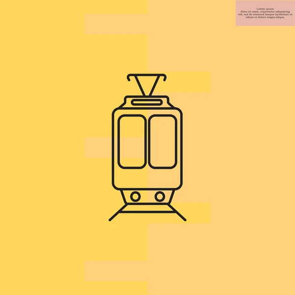 Tren icono web — Archivo Imágenes Vectoriales