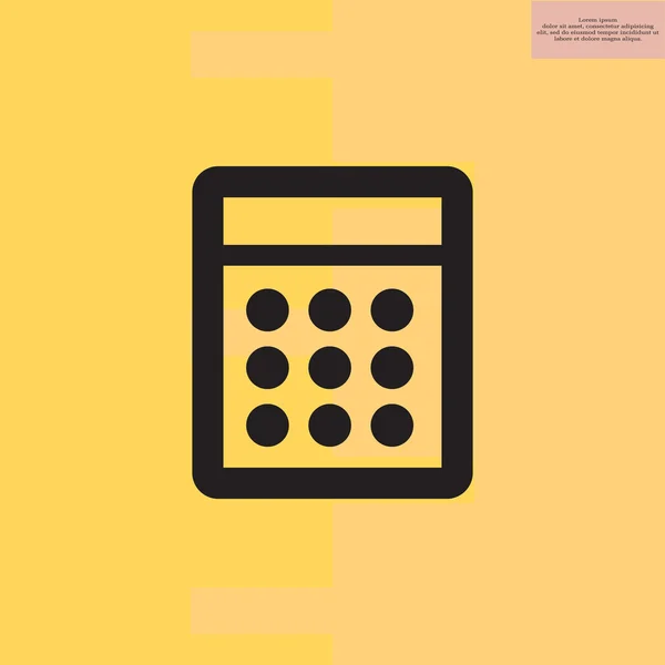 Ikona kalkulatora elektronicznego — Wektor stockowy