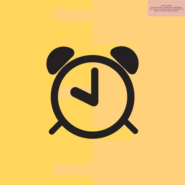 Icono del reloj despertador — Vector de stock