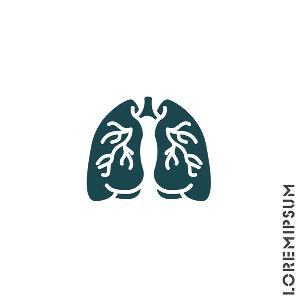 Human organ, Lungs — Stock Vector