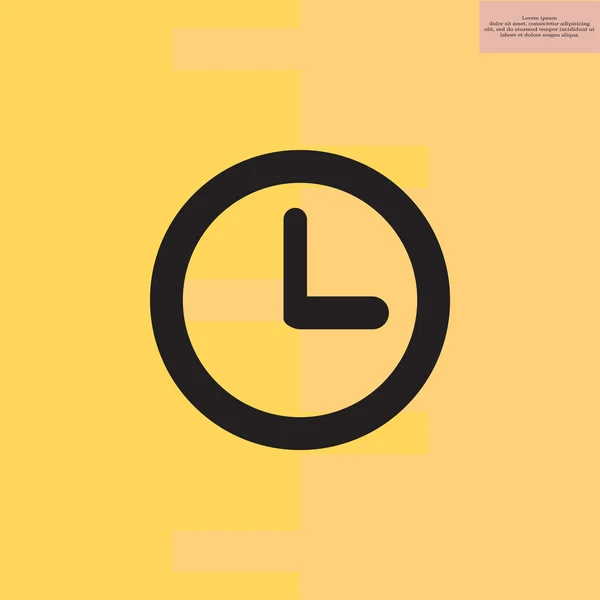 Reloj simple icono — Vector de stock