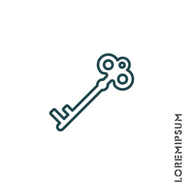 简单的钥匙图标 — 图库矢量图片