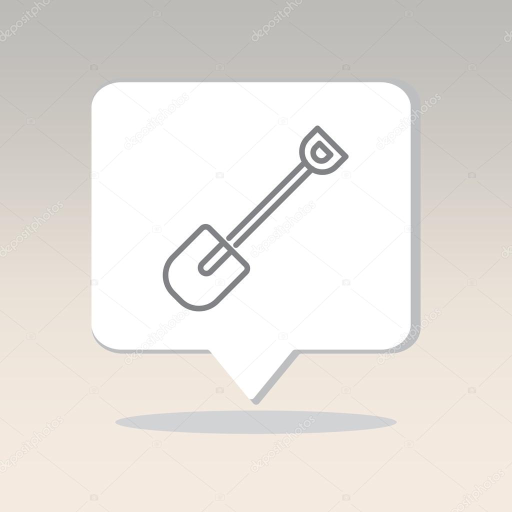 simple Shovel icon