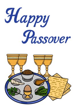 Hamursuz Bayramınız kutlu olsun ve Hamursuz Bayramı tabağı unsurları içeren kutlama vektör posteri