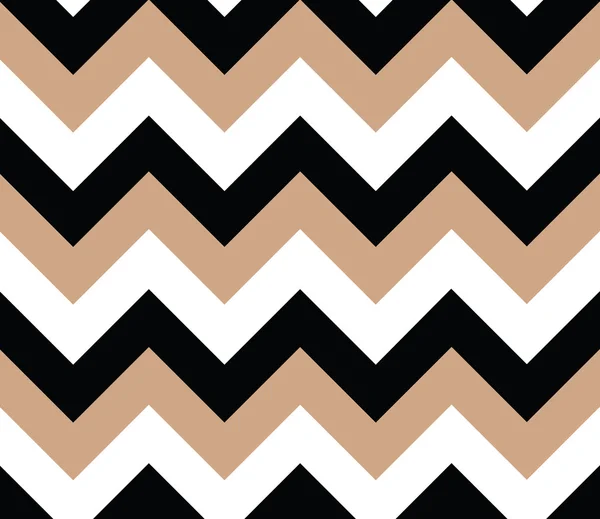 Modèle en zigzag noir et blanc. — Image vectorielle