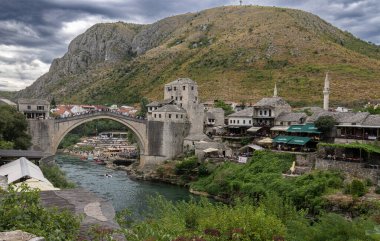 Stari Köprüsü ve Eski Şehir Mostar Bosna-Hersek