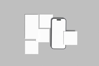 Gölge Tasarımlı Boş Model Modern