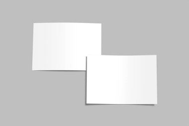 Blank Mockup Design With Shadow