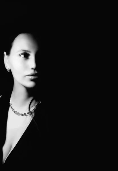 Portret Umbră Neagră — Fotografie, imagine de stoc