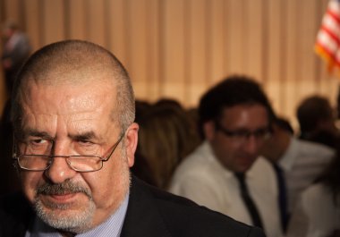 Kiev, Ukrayna. Ukrayna ve dünya çapında Refat Chubarov Kırım Tatar Ulusal hareketinin lideri 
