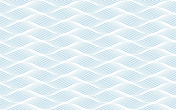 Abstracto ondulado sinuoso fondo azul y blanco — Archivo Imágenes Vectoriales