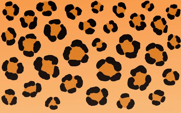 Leopard Print Textur Hintergrund — Stockvektor