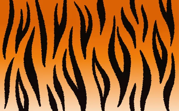 Tiger Print Textur Hintergrund — Stockvektor