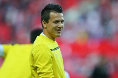 Sevilla, İspanya - 5 Mayıs: Yevhen Konoplyanka, Uefa Avrupa Ligi ikinci ayak yarı final maçında Fc Shakhtar Donetsk - Sevilla Fc, 5 Mayıs 2016, Ramon Sanchez Pizjuan, İspanya