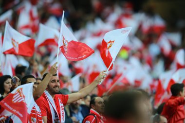 Sevilla, İspanya - 5 Mayıs: Uefa Avrupa Ligi ikinci ayak yarı final maçında Fc Shakhtar Donetsk - Sevilla Fc, 5 Mayıs 2016, Ramon Sanchez Pizjuan, İspanya
