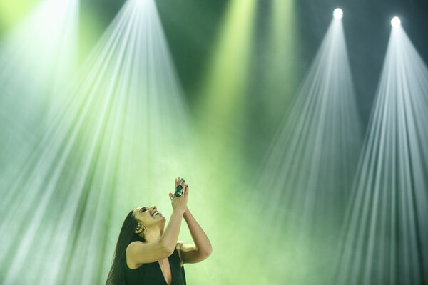 The famous Ukrainian singer Jamala prays presenting her new album "Podykh" (Breath)