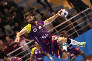 Kharkiv, Ukrayna - 22 Eylül: Hc Motor Zaporozhye ve Hbc Nantes arasında Ehf Erkekler Şampiyonlar Ligi maçı