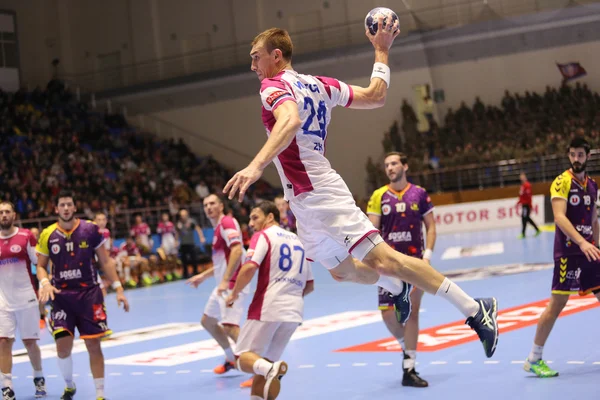 Kharkiv, Ukrayna - 22 Eylül: Hc Motor Zaporozhye ve Hbc Nantes arasında Ehf Erkekler Şampiyonlar Ligi maçı