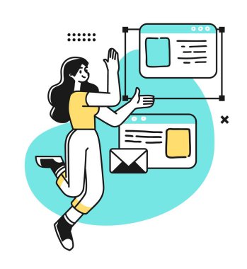 Geliştirme ve programlama teknolojileri tasarlıyorum. Şirket ofisinde çalışan tasarımcı..