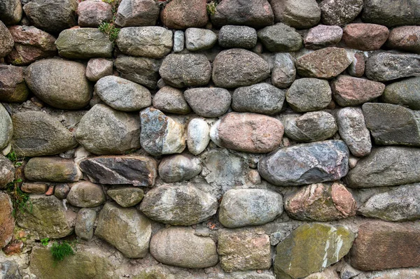 Muro di pietra. vecchio muro del castello — Foto Stock