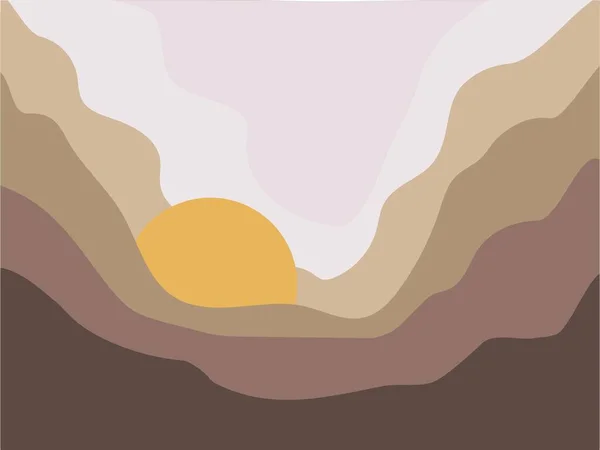 sun in the clouds vector sketch