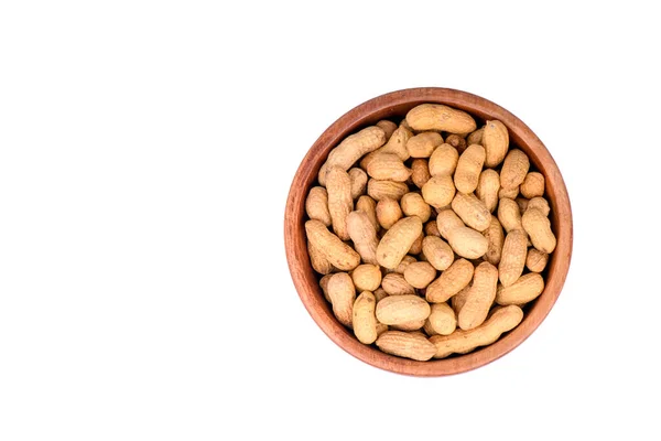 Kacang dalam tekstur shell. latar belakang makanan kacang — Stok Foto