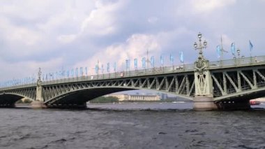 - Rusya. Saint Petersburg Temmuz 2021. Troitsky metalinin görüntüsü